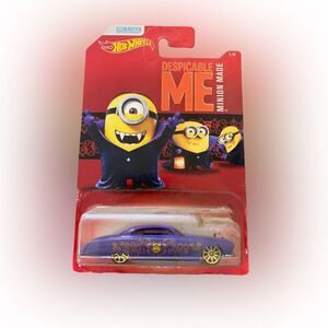 Two Despicable Me Hot Wheel Cars NWT